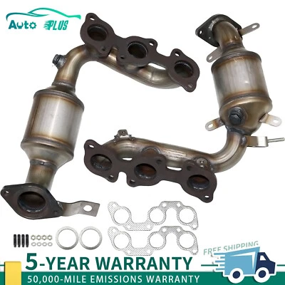 For 2004 2005 2006 2007 Toyota Highlander 3.3L Manifold Catalytic Converters - Image 1 of 4