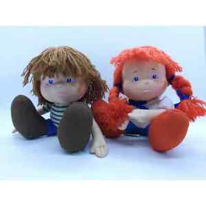 Vintage Applause Knickerbocker L'IL WHIMPERS Set of 2 Plush 1982 #3724