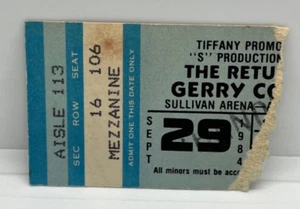 Philip Brown / Gerry Cooney LIVE Fight Sept 29 1984 Original Ticket Anchorage Ak - Picture 1 of 2