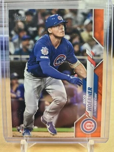 2020 Topps Factory Set Nico Hoerner RC #70 Walmart Orange Parallel /99 SSP CUBS - Picture 1 of 2