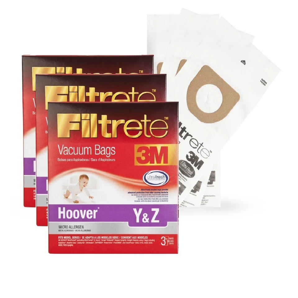 3M Filtrete Hoover Y & Z Vacuum Bag, 9 Pack - Image 1 of 1