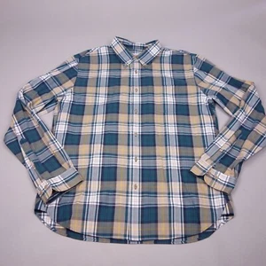 Brooks Brothers Button Up Shirt XL Multicolor Plaid Red Fleece Cotton Mens - Picture 1 of 10