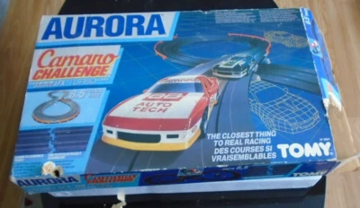 Aurora Camero Challenge AFX Turbo Cars Slot Cars Set Años 80 Modelo # 8601 Foto 1 de 3
