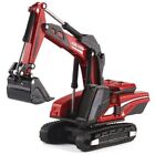 1/87 High Simulation Alloy Red Engineering Vehicle Excavator Model Kids Toys