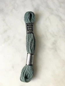 DMC Laine Tapisserie France 100% Wool Tapestry Yarn - 1 Skein Color Green #7293 - Picture 1 of 3