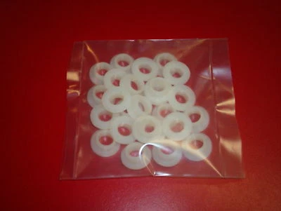 Nylon shifter bushings Pkg 25 for Hurst or other shifters with 3/8 rods - Image 1 of 2