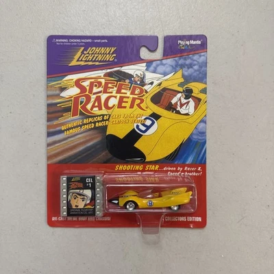 🔥🔥1997 Johnny Lightning Speed Racer SHOOTING STAR Car w Cel #15🔥🔥 - Image 1 of 2