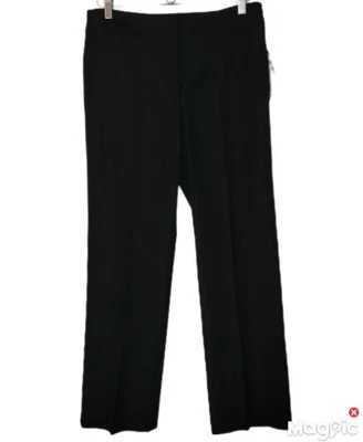 Zac And Rachel Black Dress Slacks Size 10 Petite Women's Mid Rise All Around Fit - Image 1 of 4