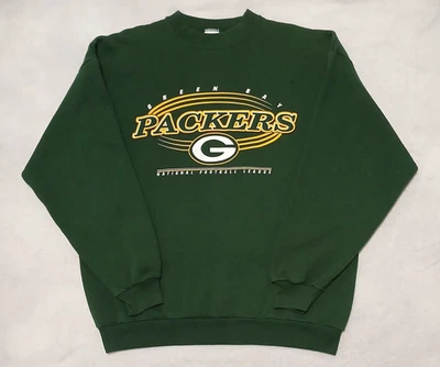 Sudadera Vintage Green Bay Packers XL Logo 7 Verde NFL Años 90 Pullover Muy Bonita Foto 1 de 4