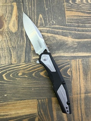 Kershaw 1390 Tremolo Assisted Flipper Knife Stonewashed Plain Blade Used (B) - Image 1 of 4