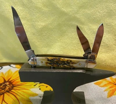 Navaja de bolsillo Case Collectors Club #5308 WH Prime Stag Whittler #26 de 250 (2008) Foto 1 de 4