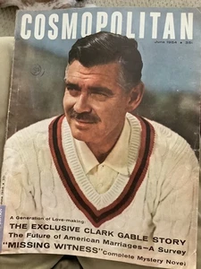 COSMOPOLITAN Magazine June 1954 The Clark Gable Story - Picture 1 of 3