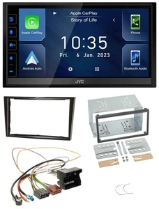 JVC DAB Bluetooth MP3 USB 2DIN Autoradio für Opel Astra H Corsa D Zafira B Klavi - Bild 1 von 11