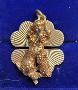 14K Gold SPEKTAKULÄRER Hund Anhänger/Charm 10,5 GRAMM! - Bild 1 von 19