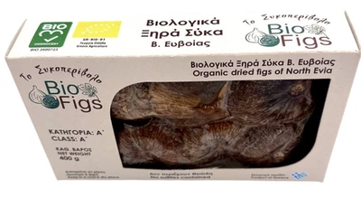 Higos Evia secos griegos orgánicos - sin azúcar añadido (DOP) certificado Foto 1 de 2