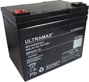 ULTRAMAX NPG35-12, 12V 35Ah Sealed Gel - AGM - VRLA Battery - Bild 1 von 3