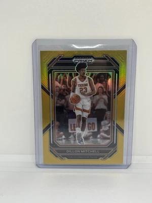 2023 Panini Prizm Draft - #35 Dillon Mitchell Gold /10 - Image 1 of 2