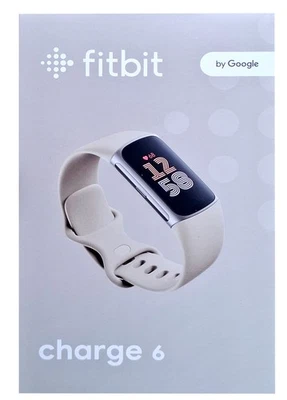 Fitbit by Google Charge 6 Fitness-Tracker Porcelain/Aluminium Silber - Bild 1 von 2