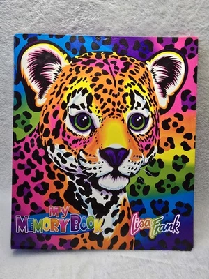 Carpeta de 3 anillos Lisa Frank años 90 My Memory Book leopardo vintage RARA Foto 1 de 4