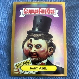 Baby Abie 2014 Garbage Pail Kids GPK Chrome Series GOLD Refractor #L2a 1/50 - Picture 1 of 2