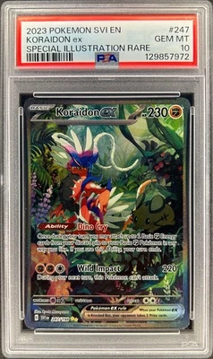 PSA 10 - KORAIDON EX - 247/198 - SCARLET & VIOLET SVI SIR FULL ART ENGLISH - Image 1 of 3