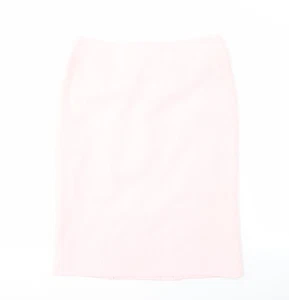 BHS Women's Pink Midi Pencil Skirt Size 12 - Picture 1 of 12