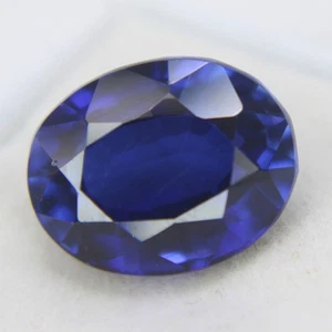 11.05 Ct Certified Natural Blue Sapphire Eye Clean Oval Cut Loose Gemstones - Picture 1 of 6
