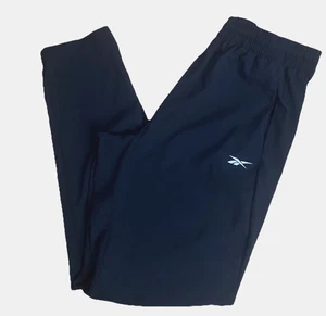 Pantalones de chándal Reebok para hombre con cremallera negra talla mediana - Imagen 1 de 8