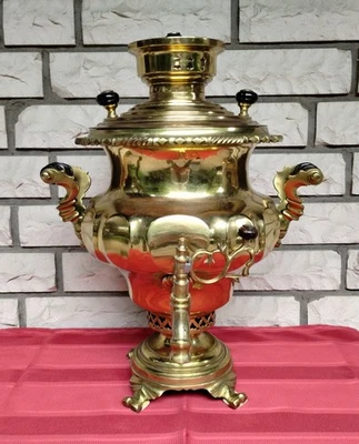 Russischer Kohlesamowar Samowar Woronzow/Воронцов Russland - Bild 1 von 4