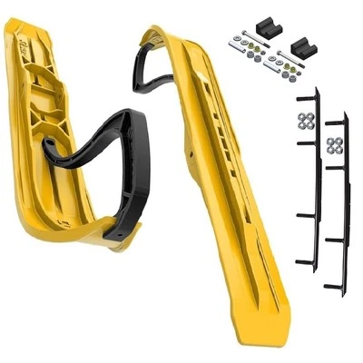 Slydog Command 6" Yellow Skis w/6" Round Bar Complete Kit Yamaha Phazer/FX Foto 1 de 4