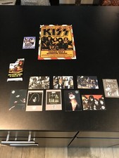 Kiss 1998 Cornerstone box topper 9 card set, U1 - U9, Blue foil And Other