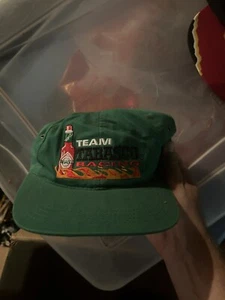 Cappello Strapback Vintage anni '90 Team Tabasco Racing Nascar Regolabile Adulto Nuovo - Foto 1 di 4