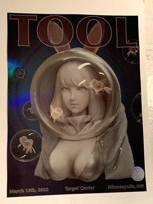Tool Minneapolis Poster 2022 concert tour target center 419/700 limited edition - Image 1 of 4