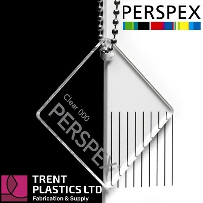 Clear Perspex Acrylic Sheet – Cut to Size Panel (Fast Dispatch UK Stock) - Image 1 of 4