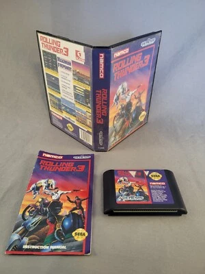 Rolling Thunder 3, Sega Genesis, Complete, Authentic! - Image 1 of 4