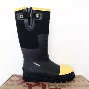 DRYCODE Men's RUBBER Neoprene STEEL TOE Waterproof WORK Hunting BOOTS 8M New - Picture 1 of 16