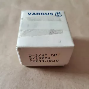 Vargus 5/16-24 UNF Thread, Left Hand HSS Chaser Geometric 3/4 D, DS, DJ, DD - Picture 1 of 8