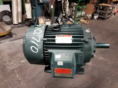 RELIANCE 3 HP ELECTRIC AC MOTOR 460 VAC 1745 RPM 254T FRAME 3 PHASE - Image 1 of 4