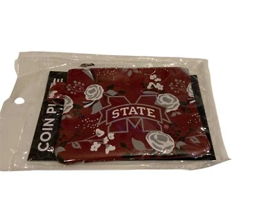 Bolsa de moedas Mississippi State Bulldogs grupo de produtos infinitos nova - Imagem 1 de 4