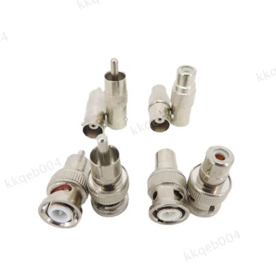 BNC male female to RCA male female plug jack audio video Coaxial Cable connector - Image 1 of 4