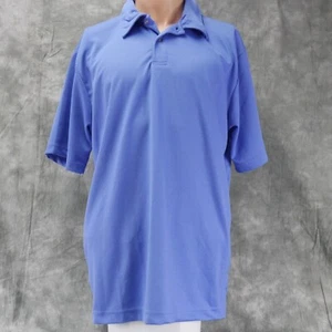 NWT Izod XFG Solid Periwinkle GOLF SHIRT X-Treme Function Men's Size MEDIUM S1E1 - Picture 1 of 5