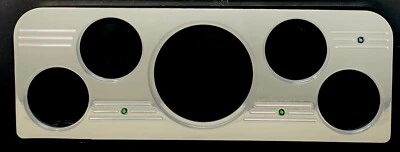 Pontiac 1937 1938 5 orificios panel de tablero inserción recubierto de polvo Foto 1 de 2