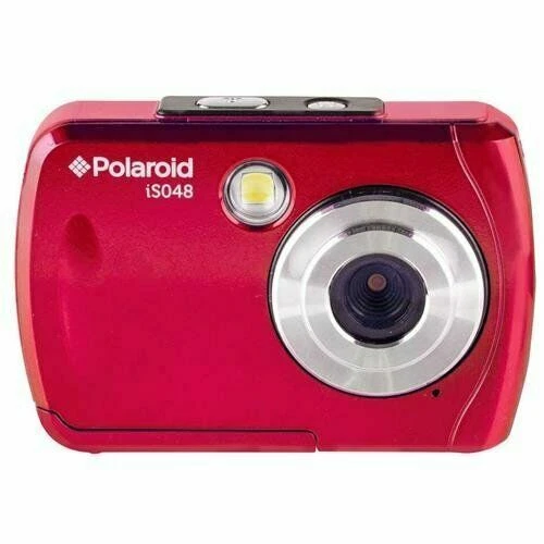Polaroid IS048RED Waterproof Digital Camera - Red