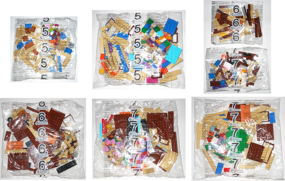 LEGO 71006 The Simpsons House: 7 NEW SEALED BAGS (partial set) Lisa Maggie figs - Image 1 of 4