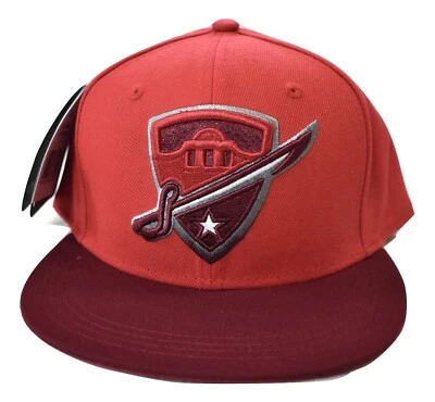 初学者 男式 AAF 圣安东尼奥指挥官 足球 平沿帽 帽子 全新 — 第 1/2 张图片