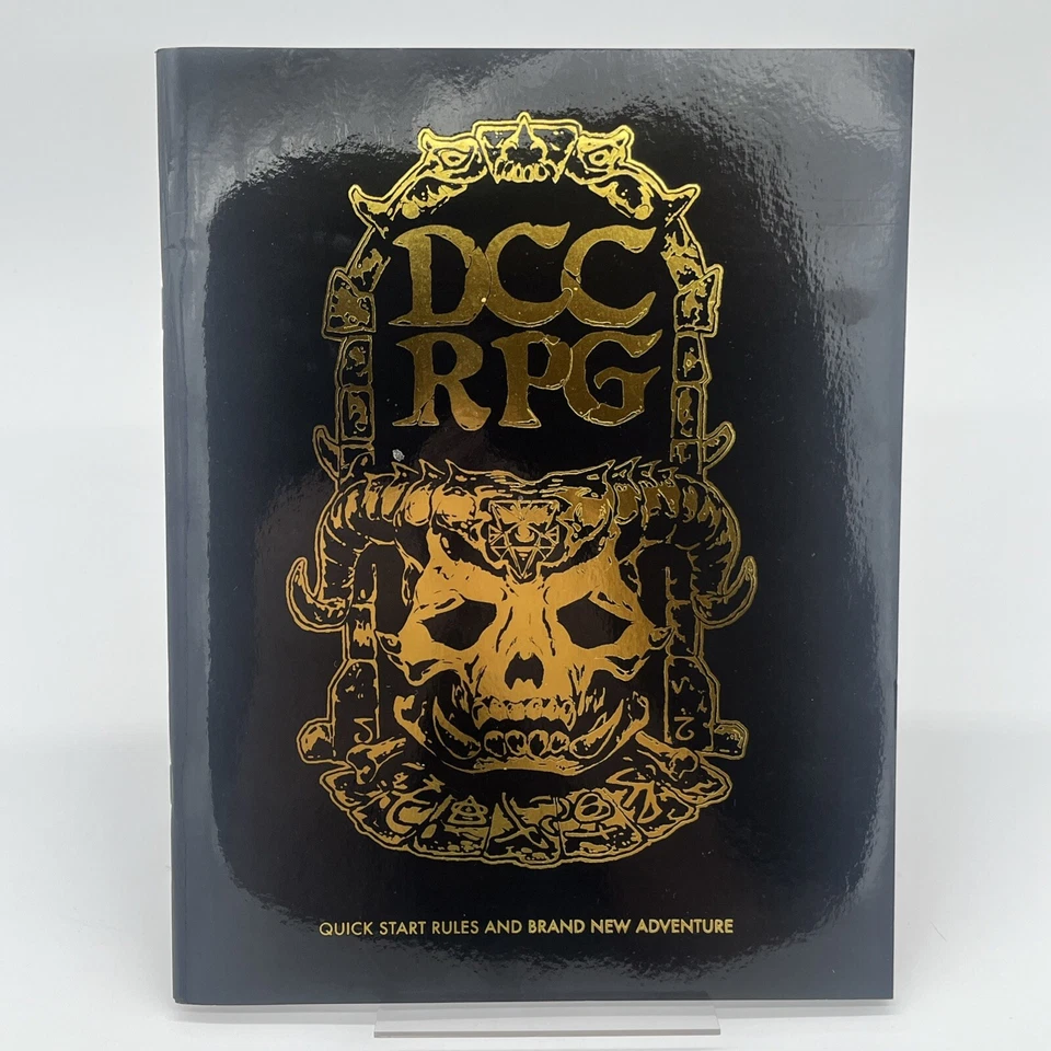 Dungeon Crawl Classics Gold Foil Quick Start Rules Adventure DCC RPG - Image 1 of 2
