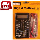 Rolson Digital Multimeter Home Electrical Diy Repair Handy Tools - Black