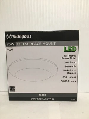 Westinghouse bronce frotado con aceite marrón 5,5 pulgadas Downli empotrado sin canas LED de acero W Foto 1 de 2