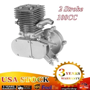 Full Set 100CC Bicycle Motorized 2 Stroke Gas Petrol Bike Engine Motor CDI Kits - Picture 1 of 23