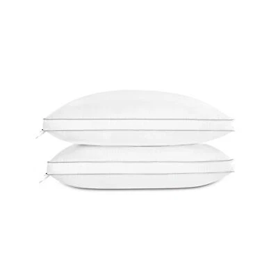 Globon Luxury Feather Down Pillow, Medium Fluffy Pillow King Size, Gusseted B... - Image 1 of 4